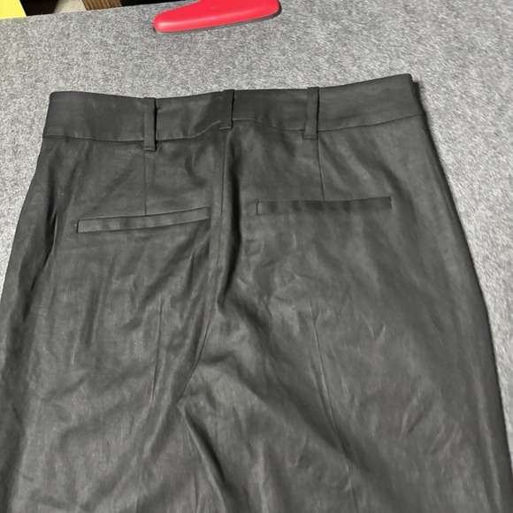 Veronica Beard Womens Linen Martin Trouser Button Snaps Size 2 Portugal Preppy - Picture 8 of 12